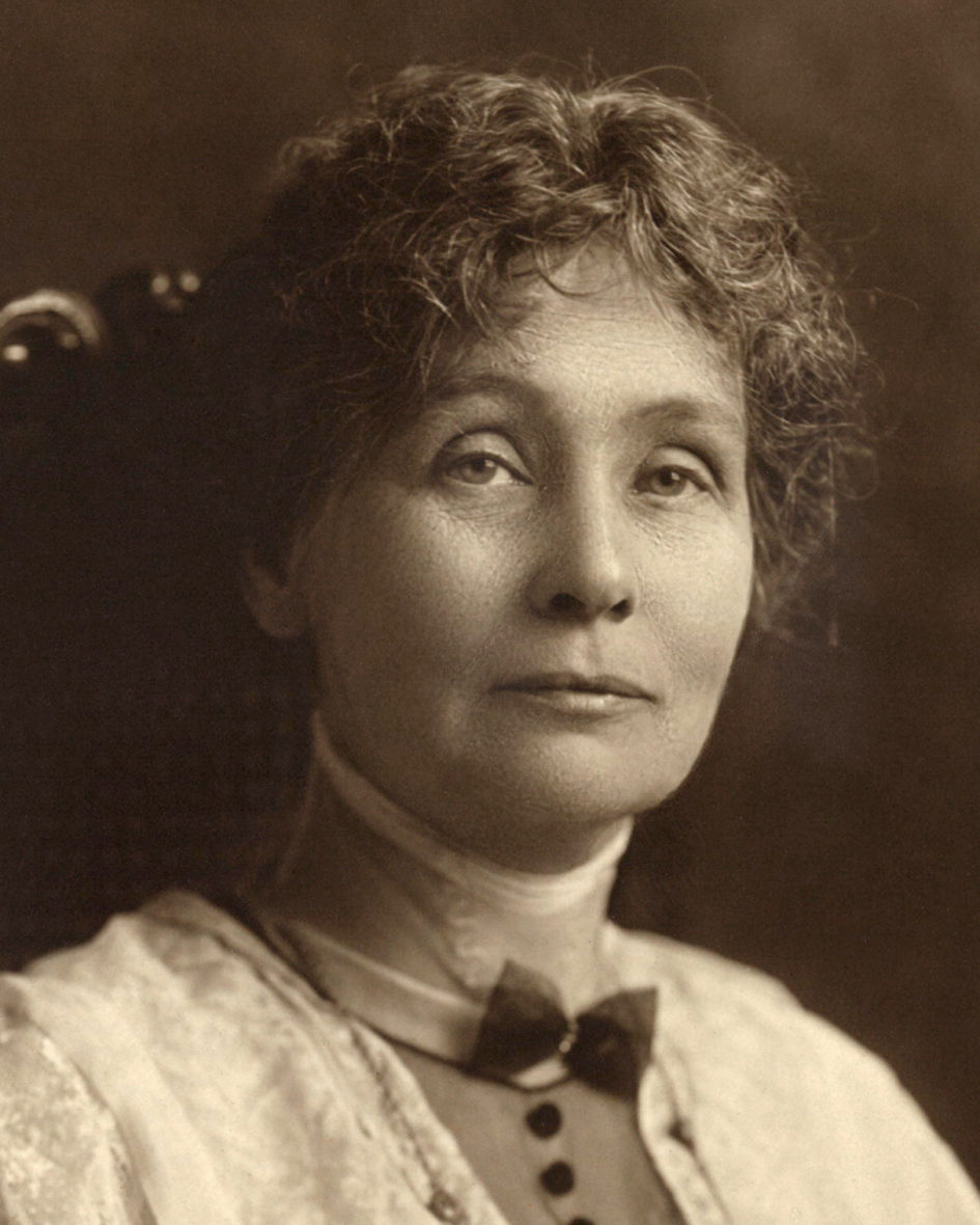 Emmeline Pankhurst suffragista inglese (1858 - 1928)